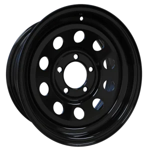 Envy Wheels – TRAILER STEEL MODULAR – Black – 14″x6″ 0mm – All weather Wheels – 200GBM-14545